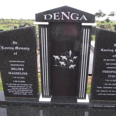 DENGA Theophilus Tiyo 1928-2004 &amp; Deliwe Magdeline 1933-2006