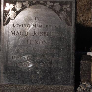 DIXON Maud Josephine nee SPENCER -1980