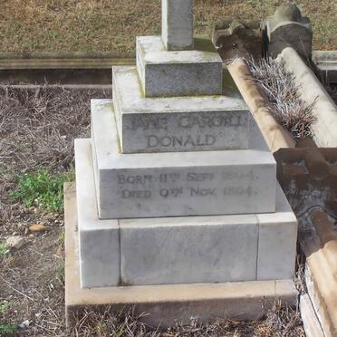 DONALD Jane Cargill 1894-1894