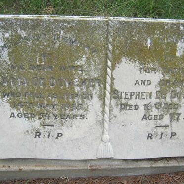 DONCKER Stephen, de -1954 &amp; Maria -1935