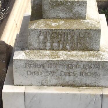 DONALD Archiebald 1894-1894