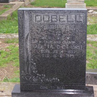 DOBELL Aletta C.C. 1897-1975
