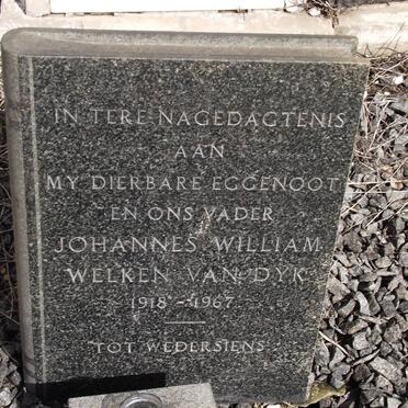 DYK Johannes William Welken, van 1918-1967