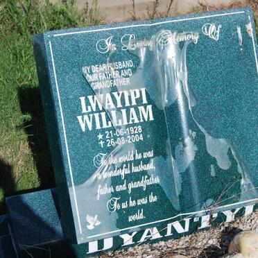 DYANTYI Lwayipi William 1928-2004