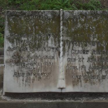 DYK Joseph S., van 1858-1931 &amp; Maria J. BOSCH 1968-1948