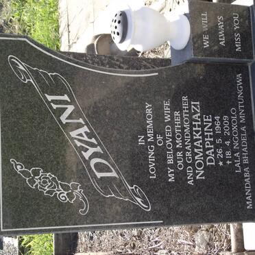 DYANI Nomakhazi Daphne 1964-2009