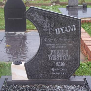 DYANI Fuzile Weston 1946-2008