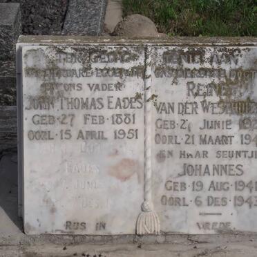 EADES :: WESTHUIZEN, van der