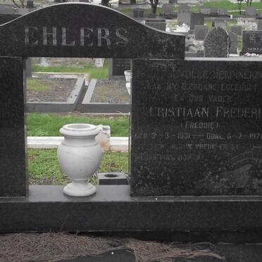 EHLERS Christiaan Frederick 1931-1978