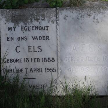 ELSE C. 1888-1955 &amp; A.E. 1885-1976