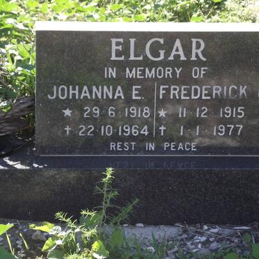 ELGAR Frederick C. 1915-1977 &amp; Johanna E. 1918-1964