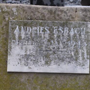 ESBACH Andries -1945
