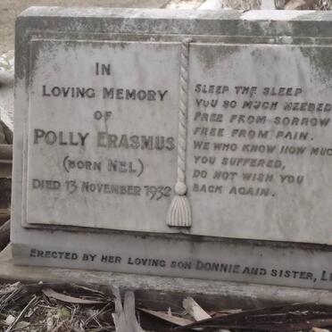 ERASMUS Polly nee NEL -1932