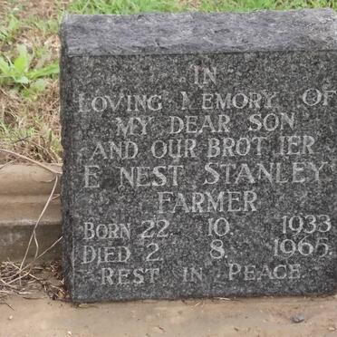 FARMER Ernest Stanley 1933-1965