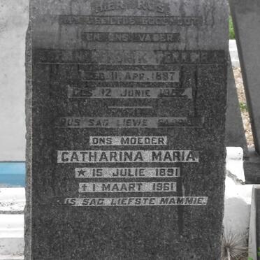 FERREIRA Johan Hendrik 1887-1957 &amp; Catharina Maria 1891-1961