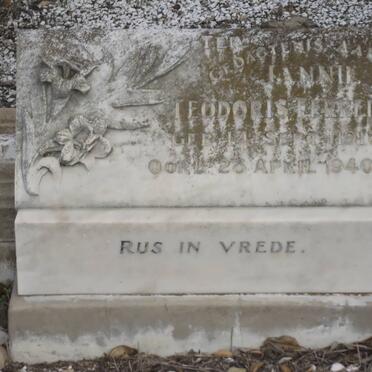 FERREIRA Jannie Teodoris 1918-1940