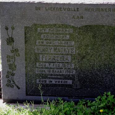 FERREIRA Henry Mathys 1833-1902