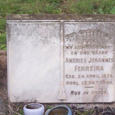 FERREIRA Andries Johannes 1874-1949