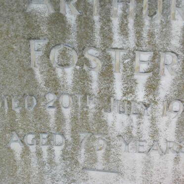 FOSTER Arthur -1949 &amp; Harriet -1940