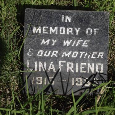 FRIEND Lina 1916-1983