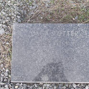 FUTTER Olga nee BECK 1900-1973