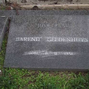 GELDENHUYS Barend -1951