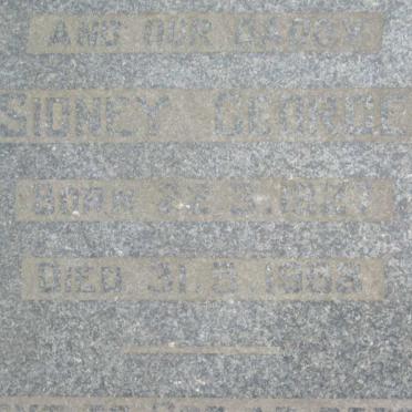 GEORGE Sidney 1927-1958
