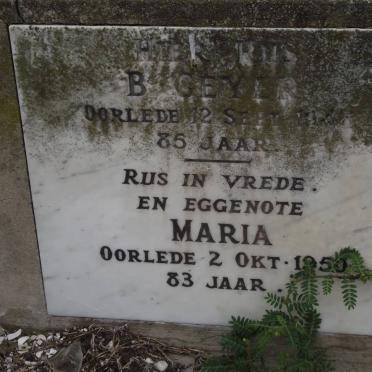 GEYER B. -1948 &amp; Maria -1950