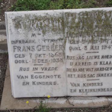 GERBER Frans 1868-1938 &amp; Jacomina 1877-1947