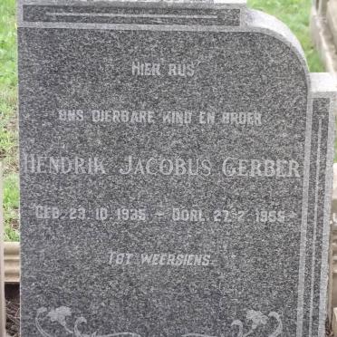 GERBER Hendrik Jacobus 1935-1965