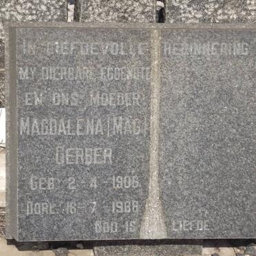GERBER Magdalena 1906-1968