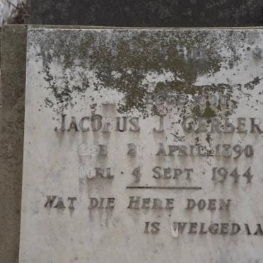 GERBER Jacobus J. 1890-1944