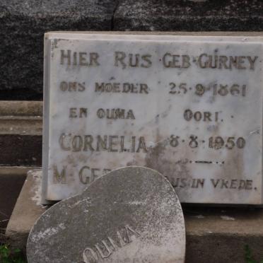 GERBER Cornelia M. nee GURNEY 1861-1950