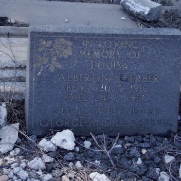 GERBER Louisa Albertina 1916-1956