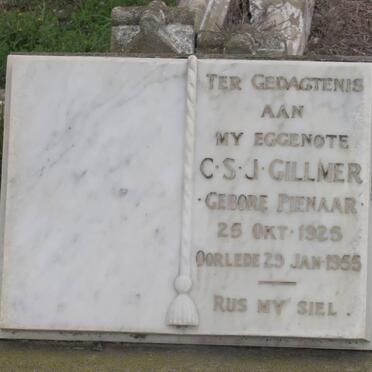 GILLMER C.S.J. nee PIENAAR 1925-1955