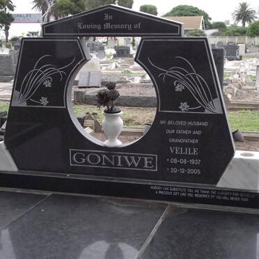 GONIWE Velile 1937-2005