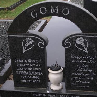 GOMO Mandisa Maureen 1970-2003