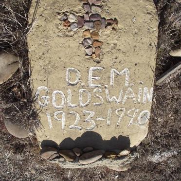 GOLDSWAIN D.E.M. 1923-1990