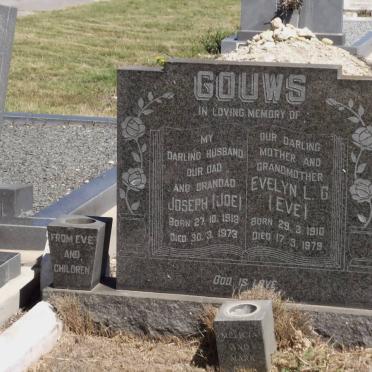 GOUWS Joseph 1913-1973 &amp; Evelyn L.G. 1910-1979
