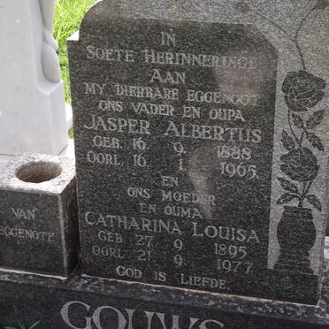GOUWS Jasper Albertus 1888-1965 &amp; Catherina Louisa 1895-1977