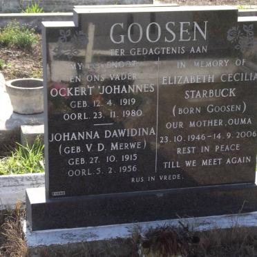 GOOSEN :: STARBUCK 