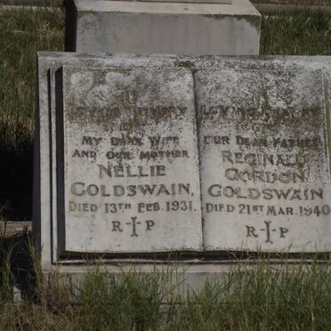 GOLDSWAIN Nellie -1931 &amp; Reginald Gordon -1940