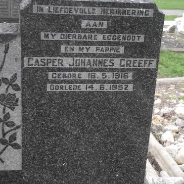 GREEFF Casper Johannes 1916-1952