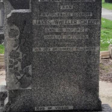 GREEFF James Wheeler 1907-1953