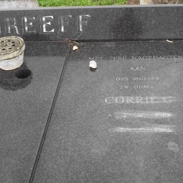 GREEFF Esaias 1909-1991 &amp; Corrie C. 1919-1992