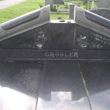 GROBLER Zacharias Johannes M.A. 1893-1980 &amp; Elizabeth Louisa M. 1900-1990