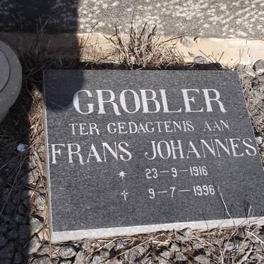 GROBLER Frans Johannes 1916-1996