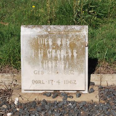 GROBLER J.H. 1892-1962