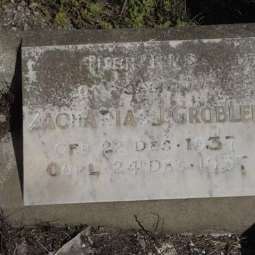 GROBLER Zacharias J. 1937-1937