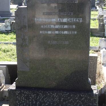 GREEN Gladys May 1915-1960